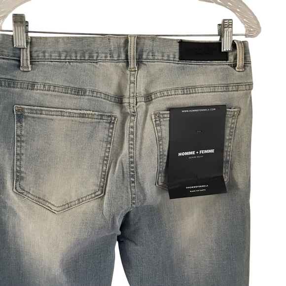 NWT Homme +Femme Women Jeans Size 32 - Picture 7 of 9